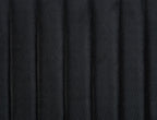 2 Seater Velvet Kitchen Sofa Black TABY