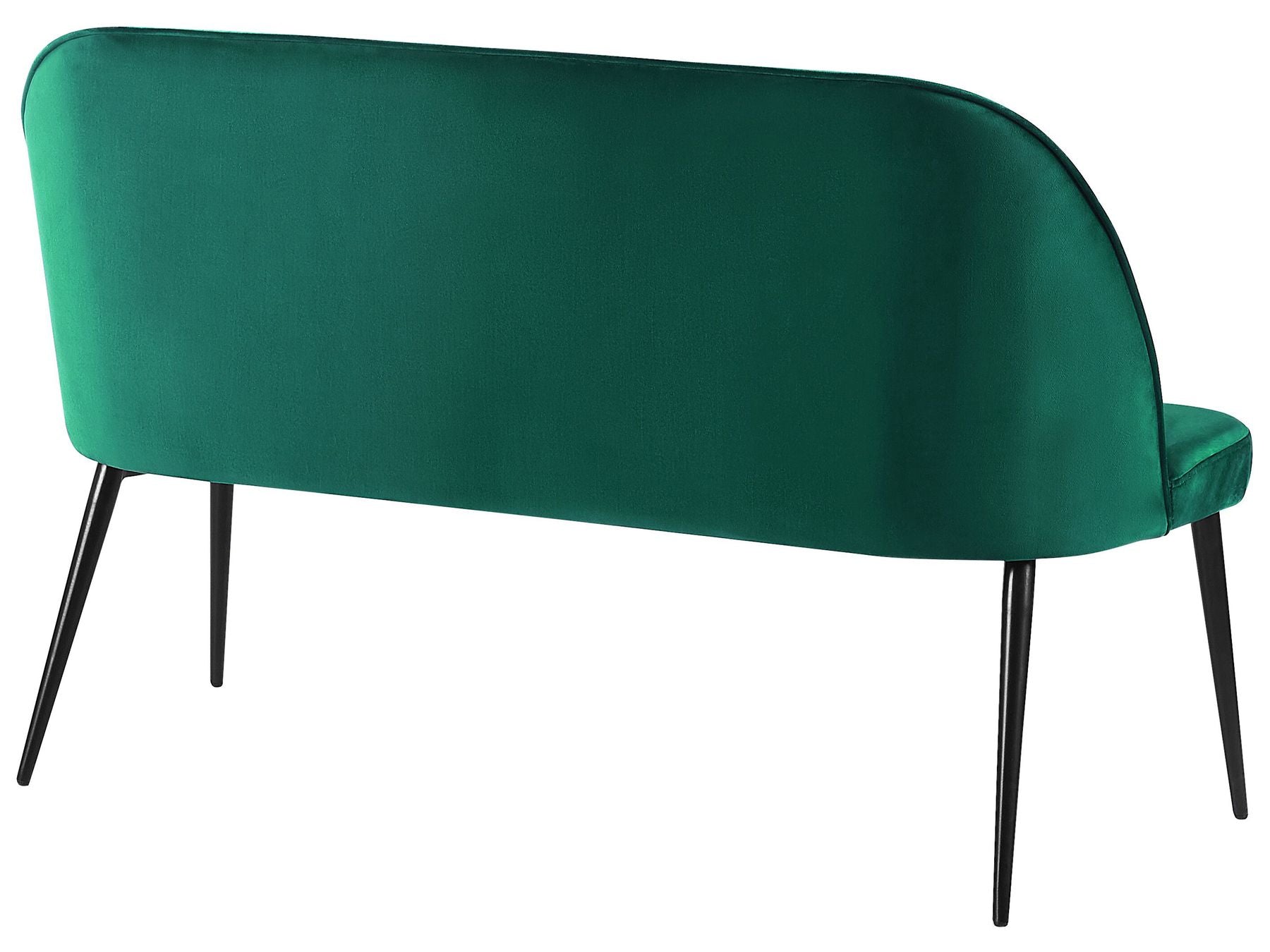 2 Seater Velvet Kitchen Sofa Green OSBY