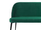 2 Seater Velvet Kitchen Sofa Green OSBY