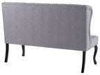 2 Seater Fabric Kitchen Sofa Grey TORSBY