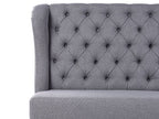 2 Seater Fabric Kitchen Sofa Grey TORSBY