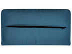 Sofa Bed ROXEN Fabric Blue 3 Seater