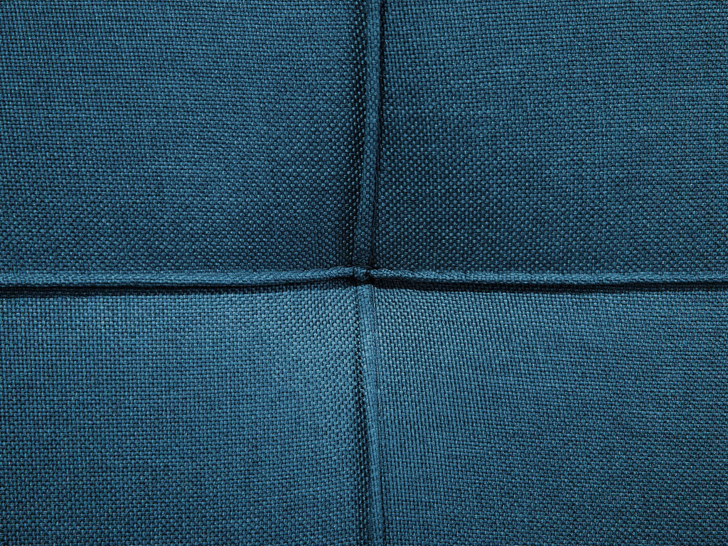 Sofa Bed ROXEN Fabric Blue 3 Seater
