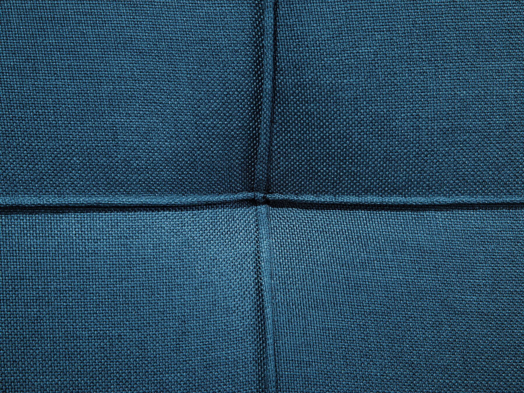 Sofa Bed ROXEN Fabric Blue 3 Seater