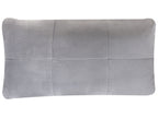 Chaise Longue SIMORRE Velvet Grey with Built-In Bluetooth Speaker