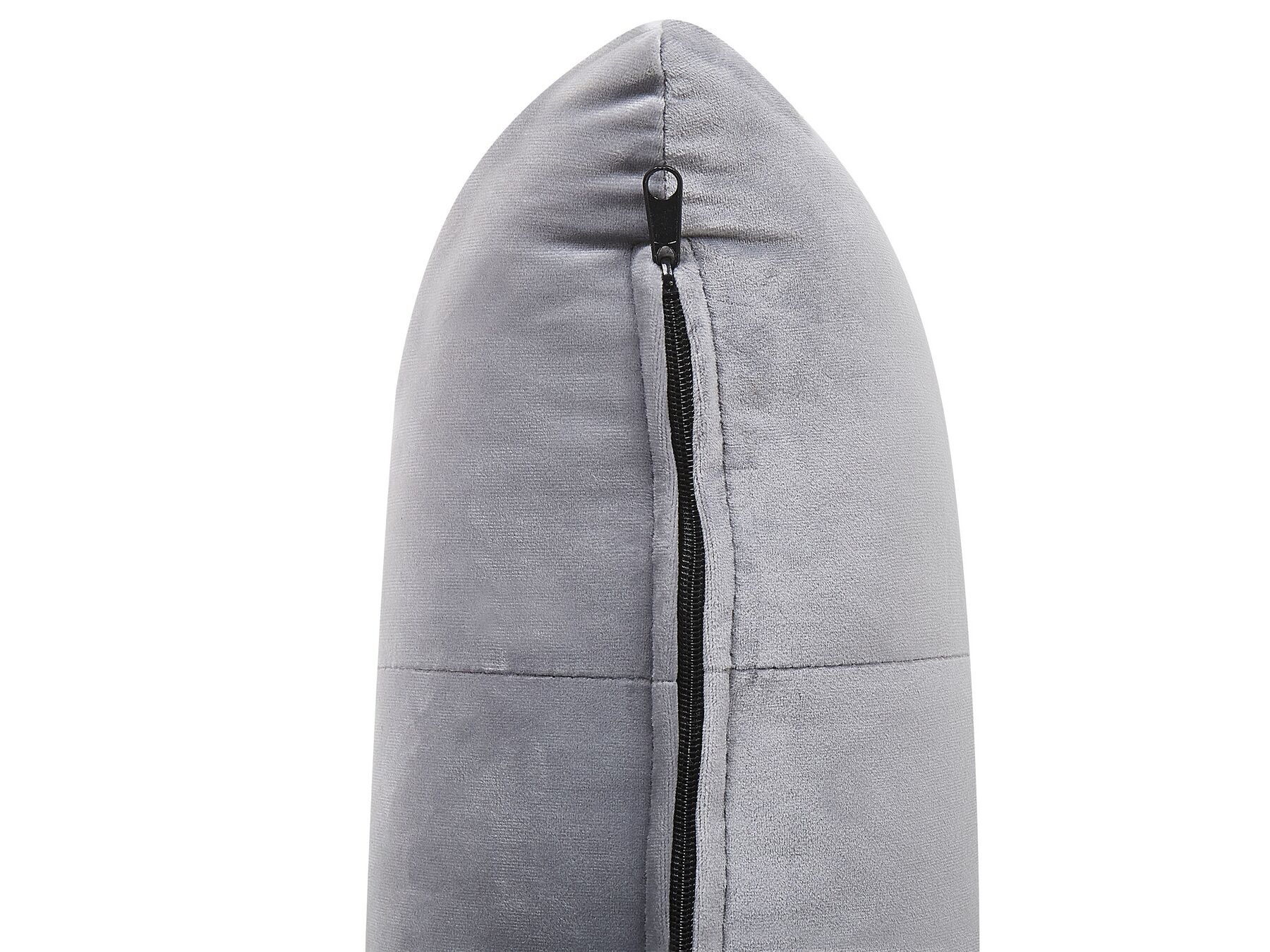 Chaise Longue SIMORRE Velvet Grey with Built-In Bluetooth Speaker