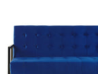 Sofa Bed MARSTAL Velvet Navy Blue 3 Seater