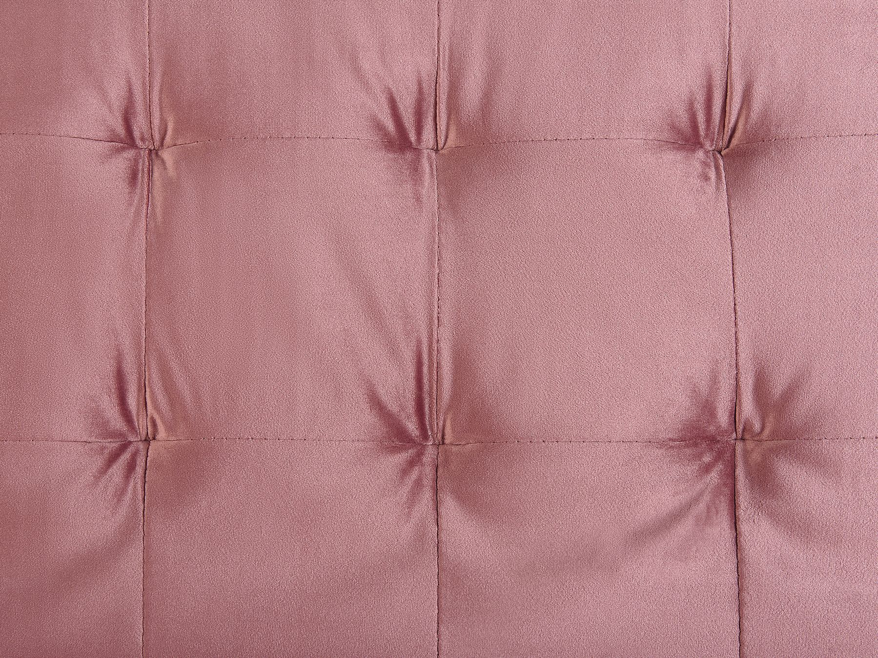 Sofa Bed MARSTAL Velvet Pink 3 Seater