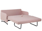 Fabric Sofa Bed Pink BELFAST