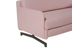 Fabric Sofa Bed Pink BELFAST
