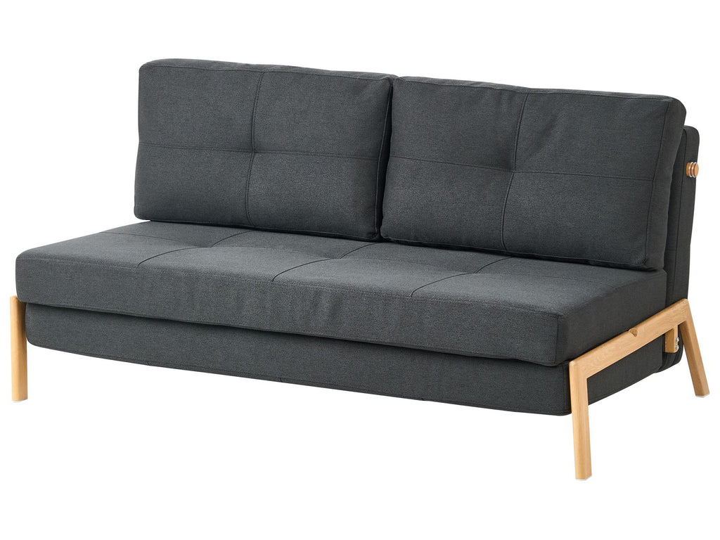 Fabric Sofa Bed Black EDLAND