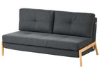 Fabric Sofa Bed Black EDLAND