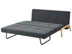Fabric Sofa Bed Black EDLAND