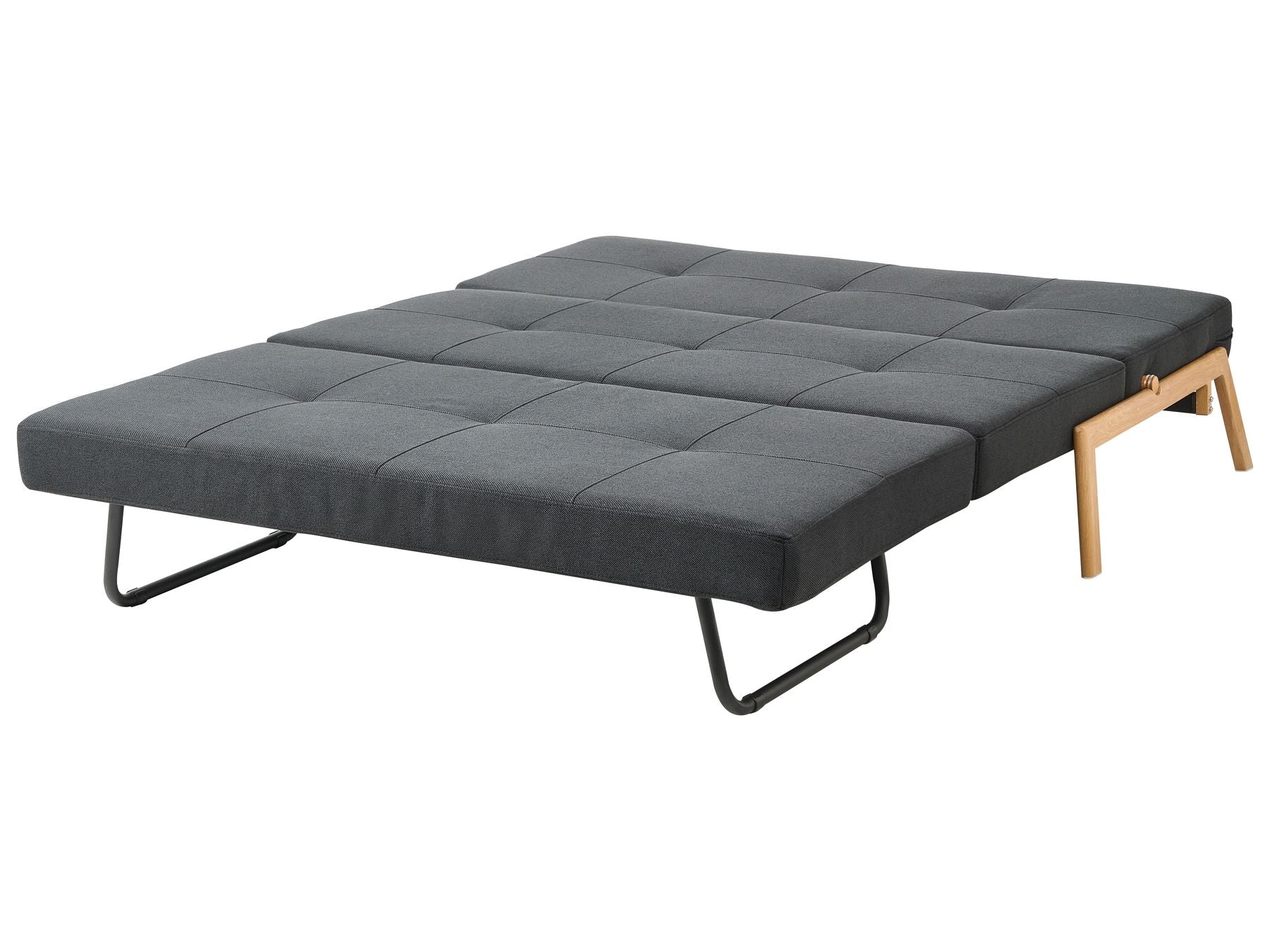 Fabric Sofa Bed Black EDLAND