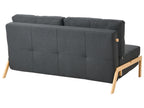 Fabric Sofa Bed Black EDLAND
