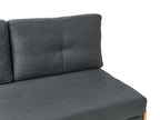 Fabric Sofa Bed Black EDLAND