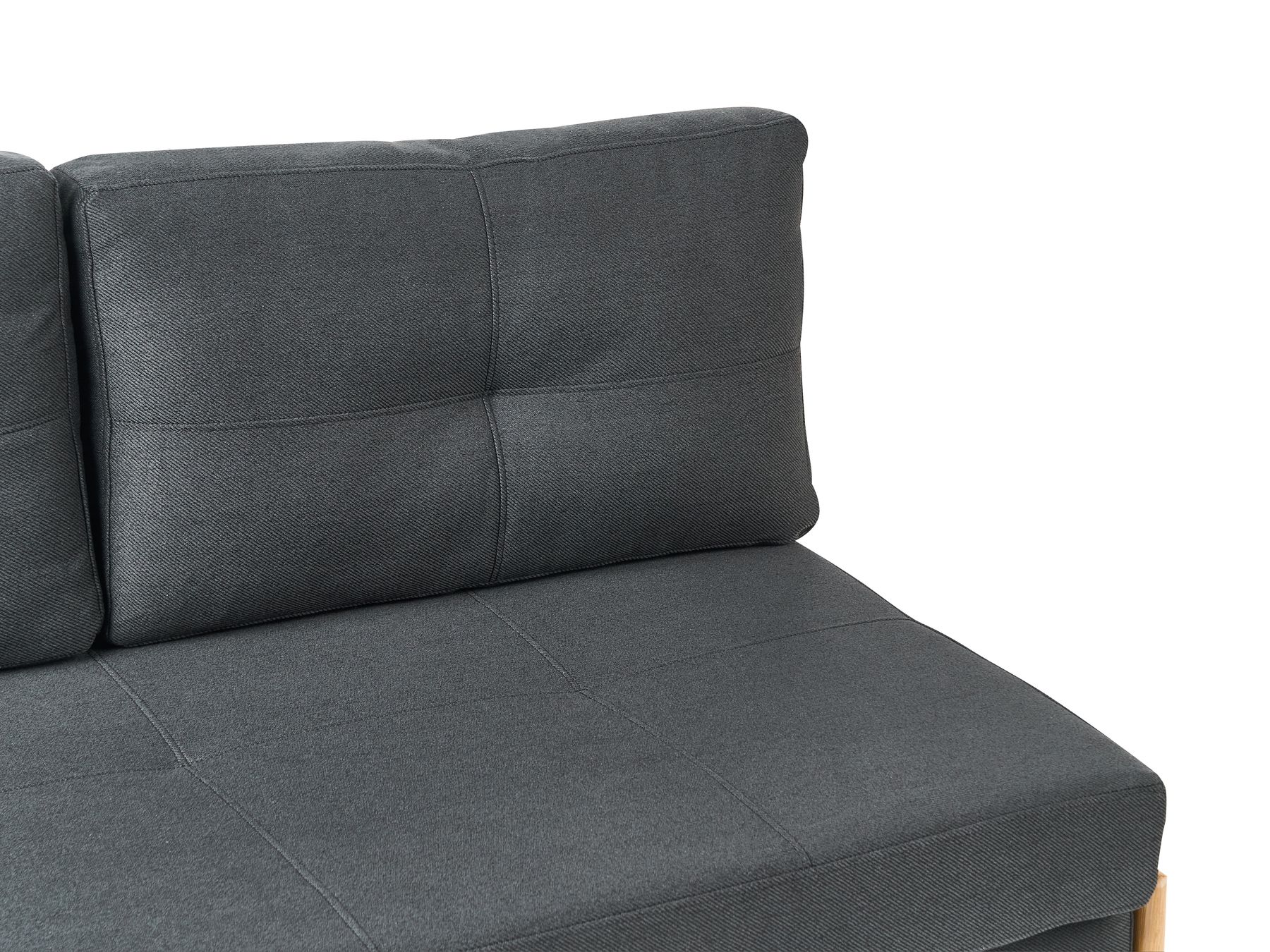Fabric Sofa Bed Black EDLAND