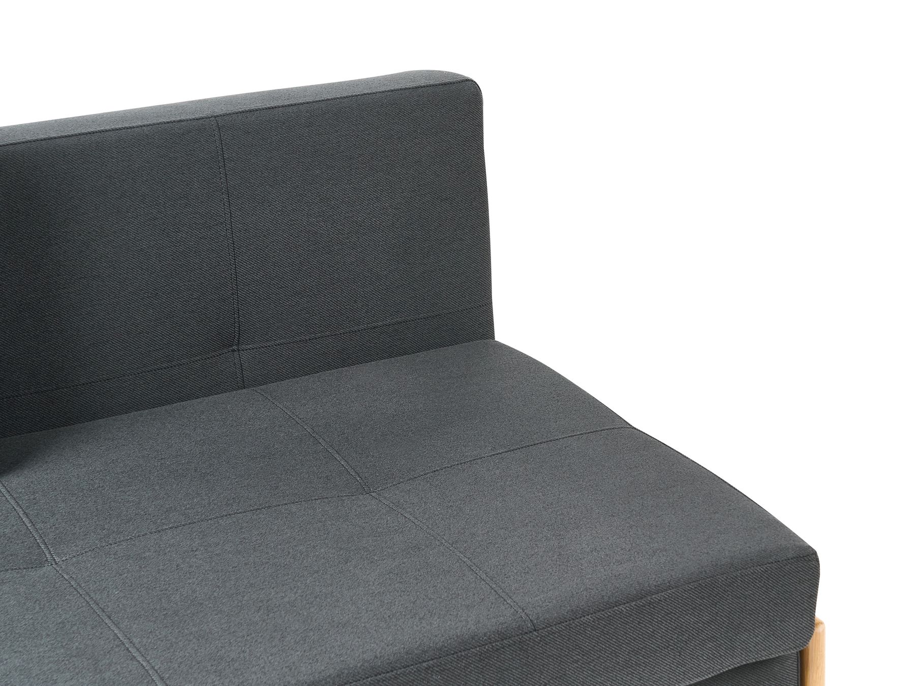 Fabric Sofa Bed Black EDLAND