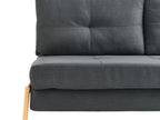 Fabric Sofa Bed Black EDLAND
