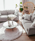 3 Seater Velvet Sofa Beige RONNEBY