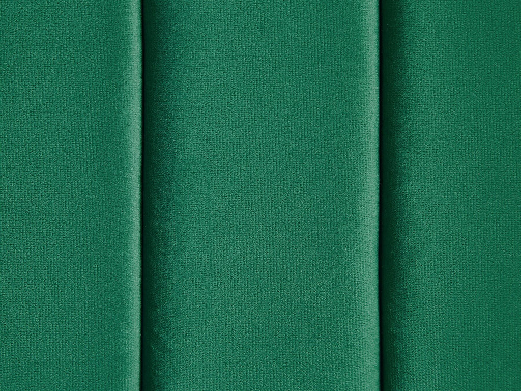 3 Seater Velvet Fabric Sofa Green ARVIKA