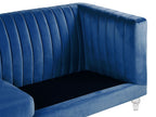 Fabric Sofa Navy Blue ARVIKA