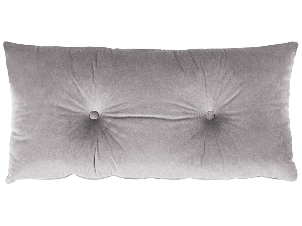 2 Seater Velvet Sofa Bed Grey VESTFOLD