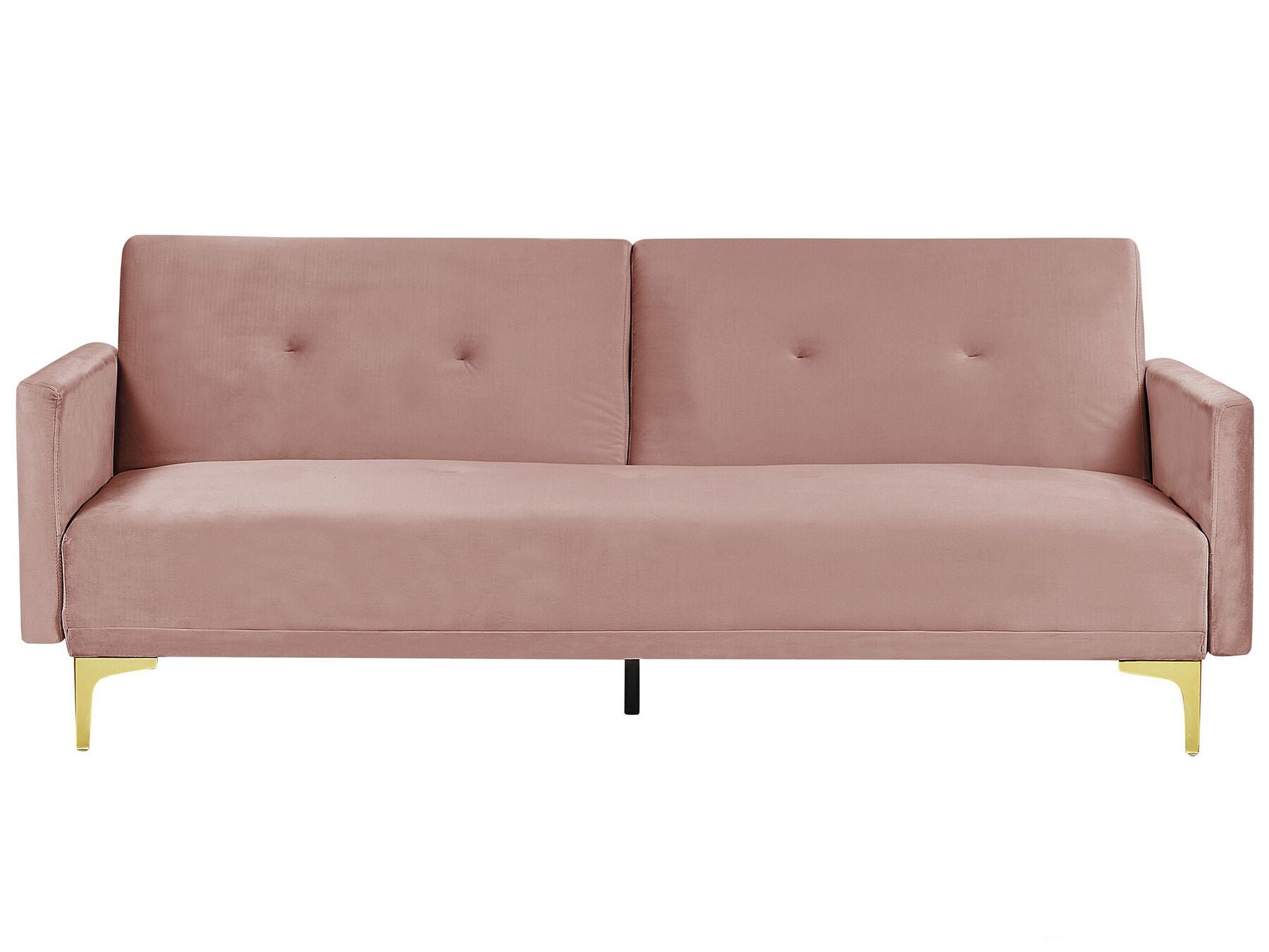 Sofa Bed LUCAN Velvet Pink 3 Seater