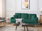 3 Seater Velvet Sofa Green GAVLE