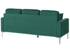 3 Seater Velvet Sofa Green GAVLE