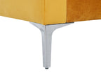 3 Seater Velvet Sofa Yellow GAVLE