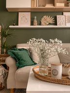 2 Seater Velvet Sofa Off-White EIKE