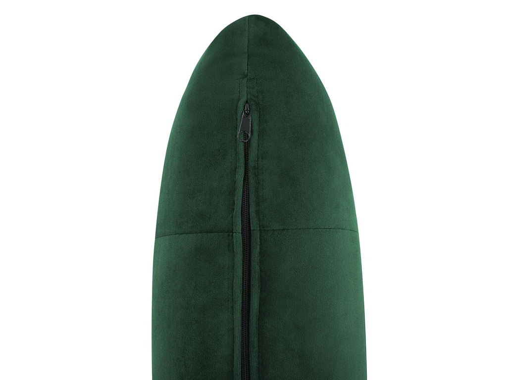 Chaise Longue SIMORRE Velvet Emerald Green with Built-In Bluetooth Speaker
