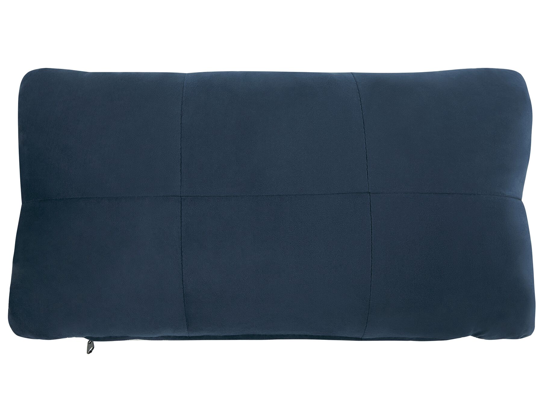 Chaise Longue SIMORRE Velvet Dark Blue with Built-In Bluetooth Speaker