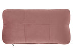 Chaise Longue SIMORRE Velvet Pastel Pink with Built-In Bluetooth Speaker
