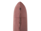 Chaise Longue SIMORRE Velvet Pastel Pink with Built-In Bluetooth Speaker