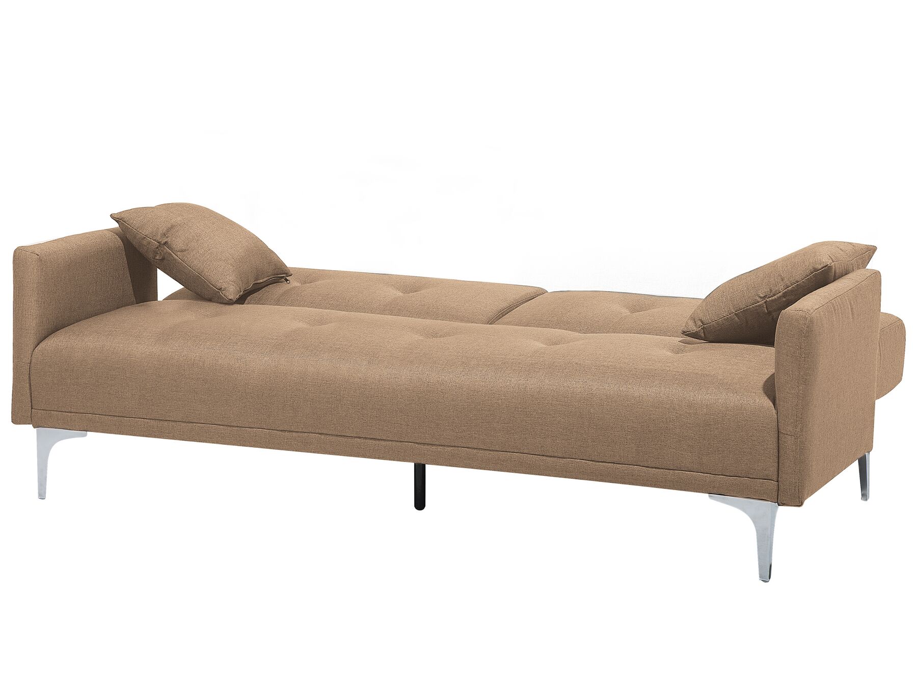 Sofa Bed LUCAN Fabric Sand Beige 3 Seater