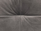 Corner Sofa Bed VARNAMO Velvet Grey with Storage 4 Seater Left Hand