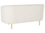 2 Seater Boucle Sofa White LOEN