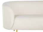 2 Seater Boucle Sofa White LOEN