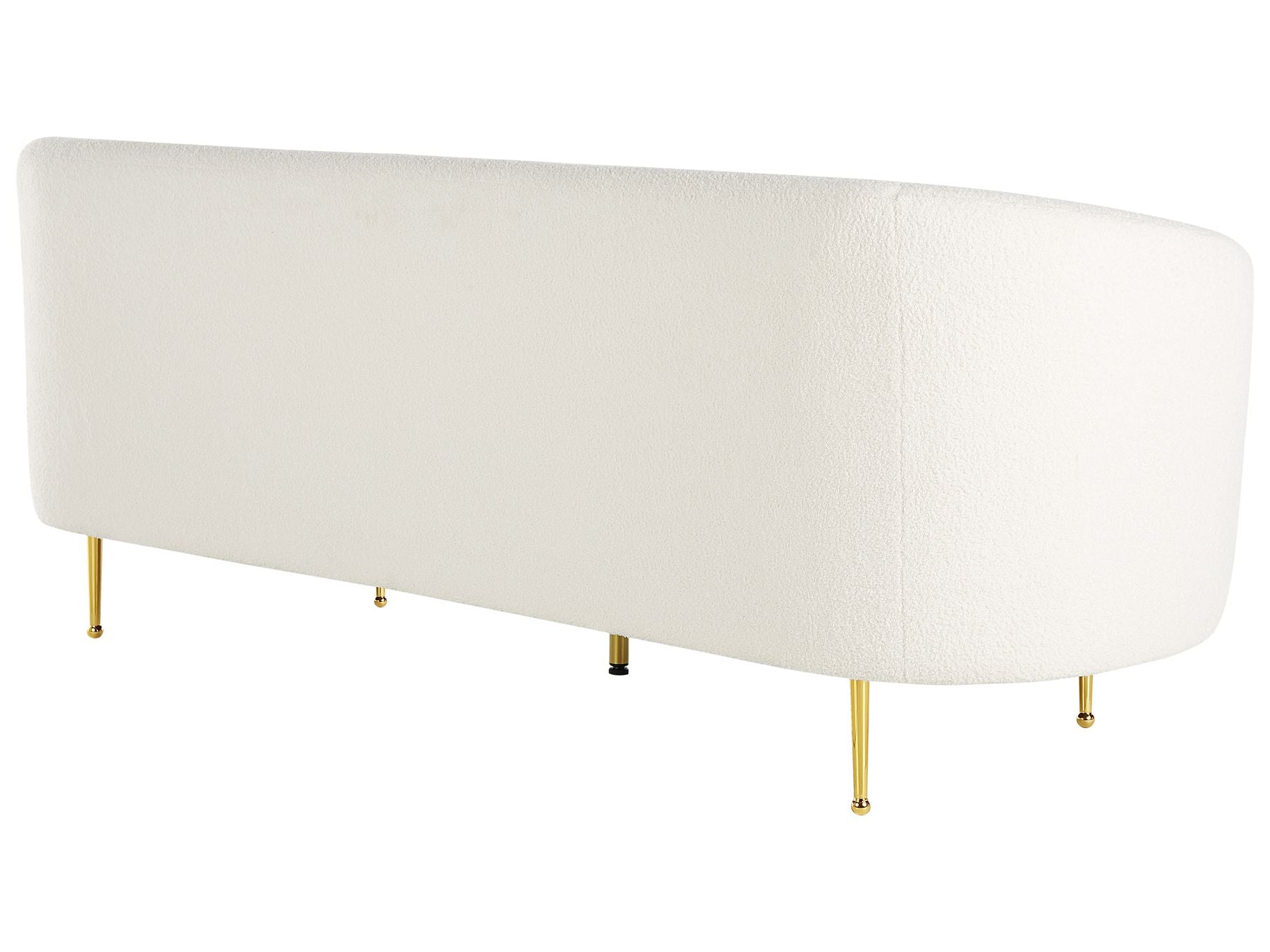 3 Seater Boucle Sofa White LOEN
