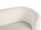 3 Seater Boucle Sofa White LOEN