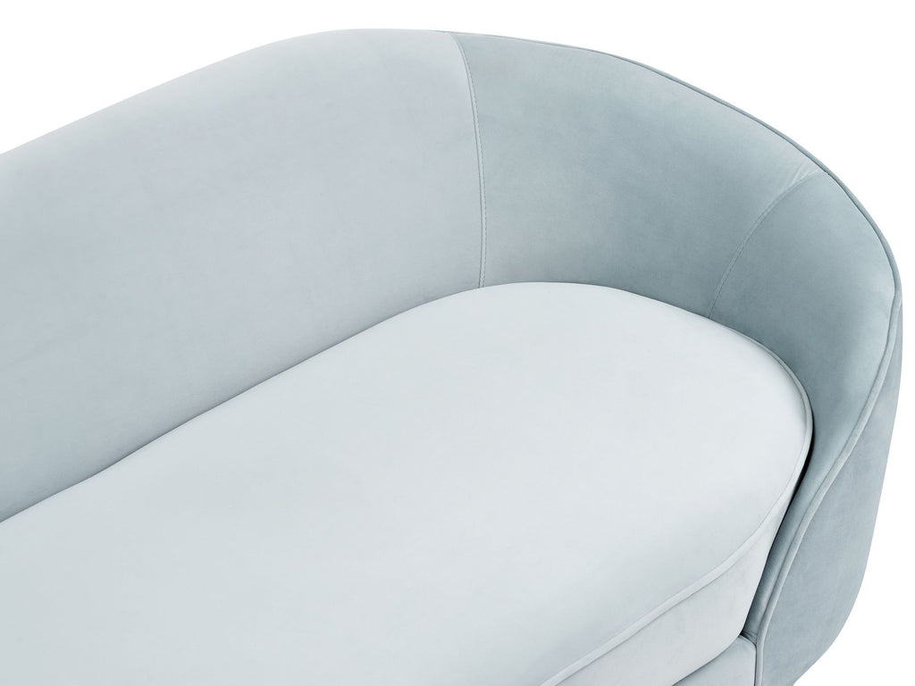 Velvet Sofa Light Blue SAVAR