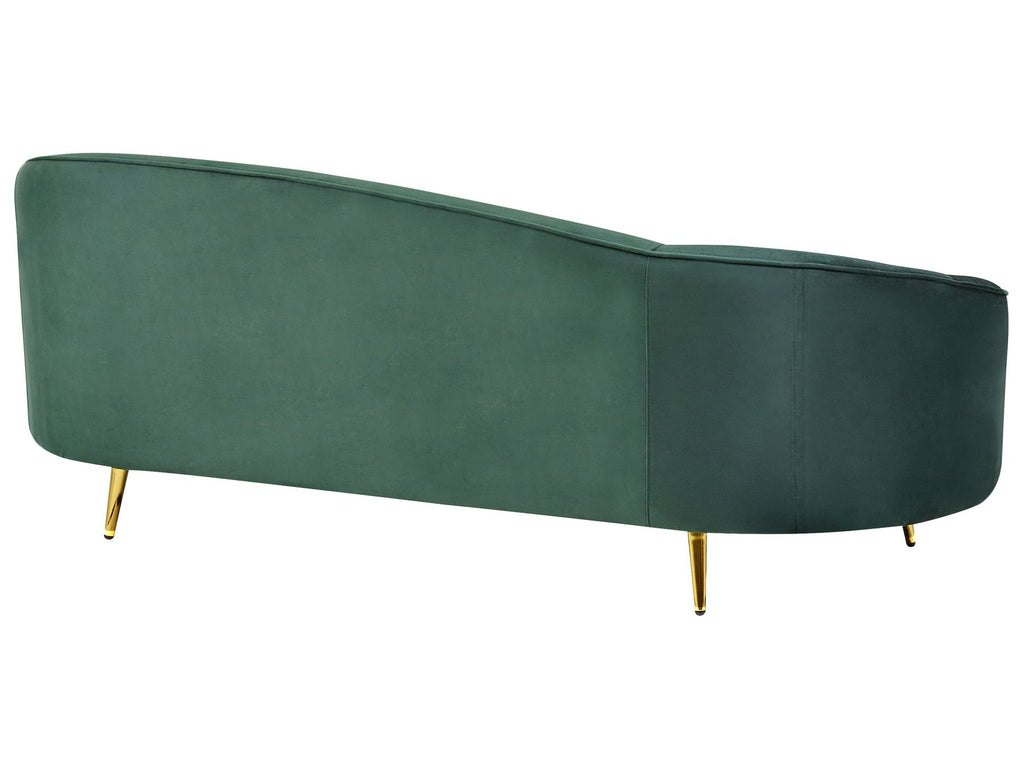 Velvet Sofa Emerlad Green SAVAR