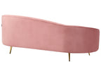 Velvet Sofa Pastel Pink SAVAR