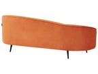 Velvet Sofa Orange SAVAR