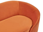 Velvet Sofa Orange SAVAR