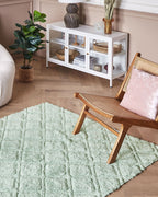 3 Seater Boucle Fabric Sofa White LOMMA