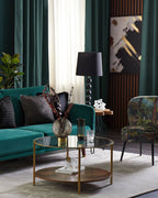 Sofa Bed SENJA Velvet Emerald Green 3 Seater
