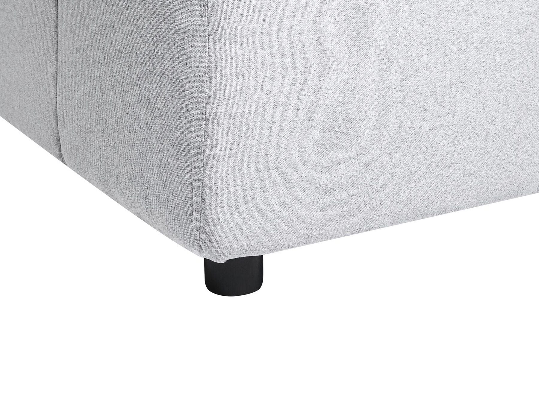 Corner Sofa TOMRA Fabric Light Grey 4 Seater Right Hand